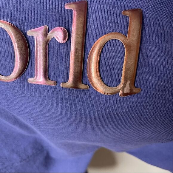 Disney Spirit Jersey Top 50th Walt Disney World WDW Long Sleeve Purple Small - Picture 12 of 12